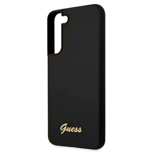 homescreen.pl - Etui Guess GUHCS22MLSLMGBK Samsung Galaxy S22+ Plus czarny/black hardcase Silicone Script Metal Logo