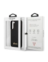 Kup Etui Guess GUHCS22MLSLMGBK Samsung Galaxy S22+ Plus czarny/black hardcase Silicone Script Metal Logo - GUE1592BLK - {ean13} - Sklep Home Screen