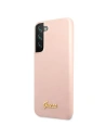 Buy Guess GUHCS22MLSLMGPP Samsung Galaxy S22+ Plus pink hardcase Silicone Script Metal Logo - GUE1593PNK - {ean13} - Home Screen Store Europe