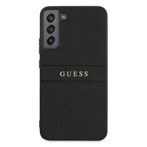 Buy Guess GUHCS22MPSASBBK Samsung Galaxy S22+ Plus black Saffiano Stripe - GUE1594BLK - {ean13} - Home Screen Store Europe