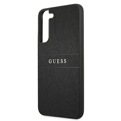 Buy Guess GUHCS22MPSASBBK Samsung Galaxy S22+ Plus black Saffiano Stripe - GUE1594BLK - {ean13} - Home Screen Store Europe
