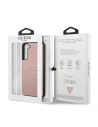 Buy Guess GUHCS22MPSASBPI Samsung Galaxy S22+ Plus pink Saffiano Stripe - GUE1595PNK - {ean13} - Home Screen Store Europe