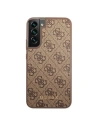 Buy Guess GUHCS22SG4GFBR Samsung Galaxy S22 brown hard case 4G Metal Gold Logo - GUE1596BR - {ean13} - Home Screen Store Europe
