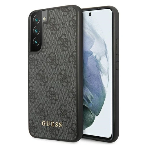 Kup Etui Guess GUHCS22SG4GFGR Samsung Galaxy S22 šedé/grey hard case 4G Metal Gold Logo - GUE1597GRY - {ean13} - Sklep Home Screen