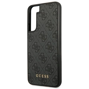 Kup Etui Guess GUHCS22SG4GFGR Samsung Galaxy S22 gri/grey hard case 4G Metal Gold Logo - GUE1597GRY - {ean13} - Sklep Home Screen