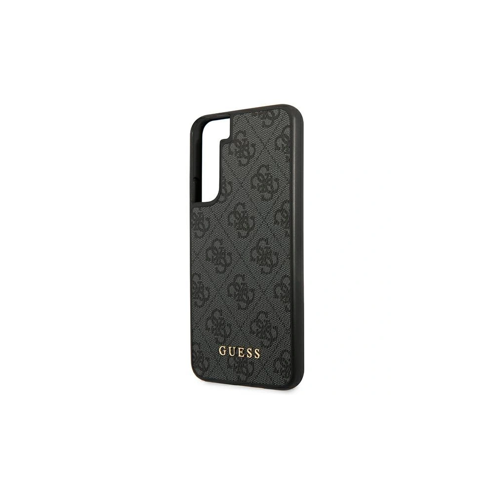 homescreen.pl - Etui Guess GUHCS22SG4GFGR Samsung Galaxy S22 szary/grey hard case 4G Metal Gold Logo