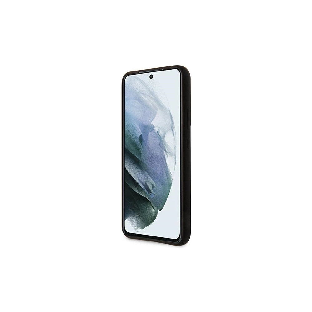 homescreen.pl - Etui Guess GUHCS22SLSLMGBK Samsung Galaxy S22 czarny/black hardcase Silicone Script Metal Logo