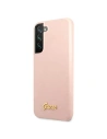 Kup Case Guess GUHCS22SLSLMGPP Samsung Galaxy S22 rosa/pink Hardcase Silikon Script Metall-Logo - GUE1601PNK - {ean13} - Sklep Home Screen