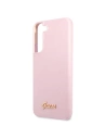 Kup Etui Guess GUHCS22SLSLMGLA Samsung Galaxy S22 lavandă/hardcase din silicon cu script logo metalic - GUE1600LAV - {ean13} - Sklep Home Screen