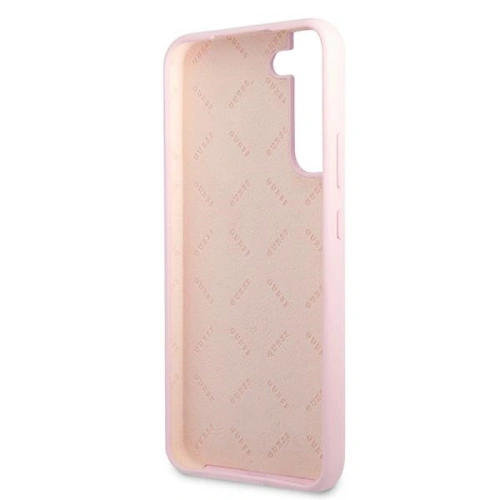 Buy Guess GUHCS22SLSLMGLA Samsung Galaxy S22 lavender hardcase Silicone Script Metal Logo - GUE1600LAV - {ean13} - Home Screen Store Europe
