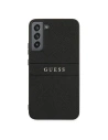 Kup Etui Guess GUHCS22SPSASBBK Samsung Galaxy S22 fekete/szürke Saffiano csíkos - GUE1602BLK - {ean13} - Sklep Home Screen
