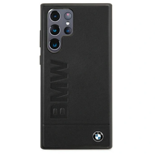 Kup Case BMW BMHCS22LSLLBK Samsung Galaxy S22 Ultra schwarz/black hardcase Signature Logo Imprint - BMW275BLK - {ean13} - Sklep Home Screen