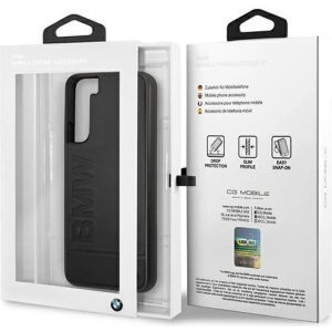 homescreen.pl - Etui BMW BMHCS22MSLLBK Samsung Galaxy S22+ Plus czarny/black hardcase Signature Logo Imprint