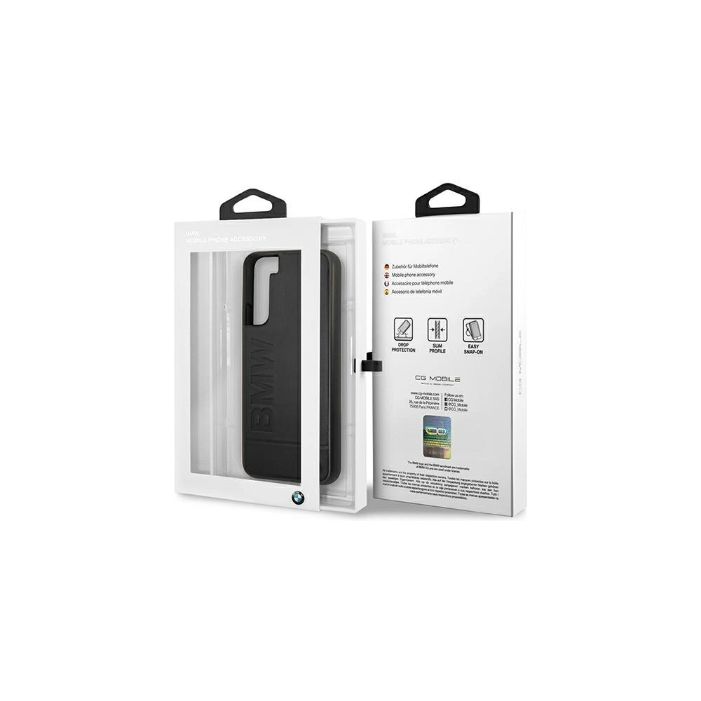 homescreen.pl - Etui BMW BMHCS22SSLLBK Samsung Galaxy S22 czarny/black hardcase Signature Logo Imprint