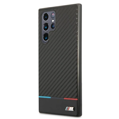 Kup Etui BMW BMHCS22LPUCARTCBK Samsung Galaxy S22 Ultra negru/czarny M Collection Triangles - BMW278BLK - {ean13} - Sklep Home Screen