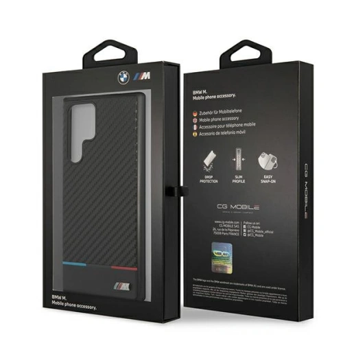 Kup Case BMW BMHCS22LPUCARTCBK Samsung Galaxy S22 Ultra schwarz/czarny M Collection Triangles - BMW278BLK - {ean13} - Sklep Home Screen