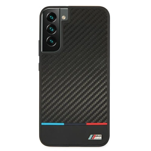 Kup Etui BMW BMHCS22MPUCARTCBK Samsung Galaxy S22+ Plus negru/czarny M Collection Triangles - BMW279BLK - {ean13} - Sklep Home Screen