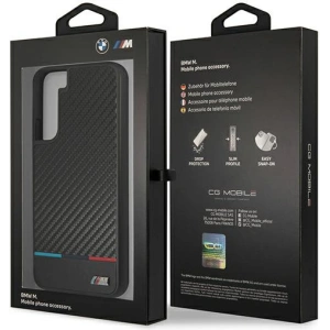 homescreen.pl - Etui BMW BMHCS22MPUCARTCBK Samsung Galaxy S22+ Plus black/czarny M Collection Triangles