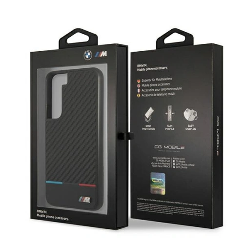 Kup Case BMW BMHCS22SPUCARTCBK Samsung Galaxy S22 schwarz/czarny M Collection Triangles - BMW280BLK - {ean13} - Sklep Home Screen