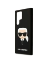 Kup Case Karl Lagerfeld KLHCS22LSLKHBK Samsung Galaxy S22 Ultra schwarz/black hardcase Silikon Karls Kopf - KLD824BLK - {ean13} - Sklep Home Screen
