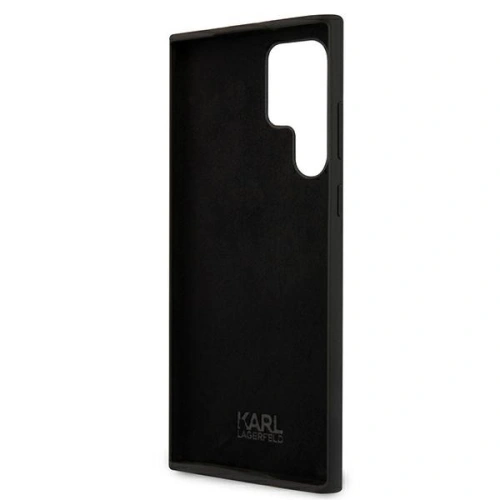 Kup Case Karl Lagerfeld KLHCS22LSLKHBK Samsung Galaxy S22 Ultra schwarz/black hardcase Silikon Karls Kopf - KLD824BLK - {ean13} - Sklep Home Screen