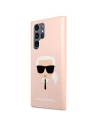 Kup Etui Karl Lagerfeld KLHCS22LSLKHPI Samsung Galaxy S22 Ultra rożowy/pink hardcase Silicone Karl`s Head - KLD825PNK - {ean13} - Sklep Home Screen