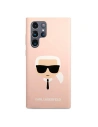 Kup Etui Karl Lagerfeld KLHCS22LSLKHPI Samsung Galaxy S22 Ultra rożowy/pink hardcase Silicone Karl`s Head - KLD825PNK - {ean13} - Sklep Home Screen