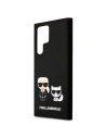 Kup Etui Karl Lagerfeld KLHCS22LSSKCK Samsung Galaxy S22 Ultra hardcase czarny/black Silicone Karl & Choupette - KLD826BLK - {ean13} - Sklep Home Screen