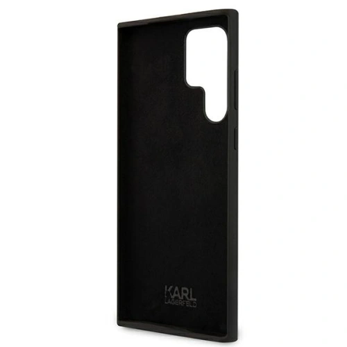 Kup Etui Karl Lagerfeld KLHCS22LSSKCK Samsung Galaxy S22 Ultra hardcase czarny/black Silicone Karl & Choupette - KLD826BLK - {ean13} - Sklep Home Screen