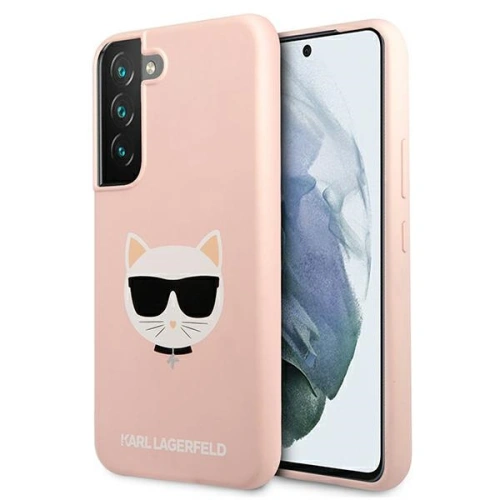 Kup Case Karl Lagerfeld KLHCS22MSLCHPI Samsung Galaxy S22+ Plus Hardcase rosa/pink Silikon Choupette Head - KLD827PNK - {ean13} - Sklep Home Screen