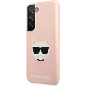 homescreen.pl - Etui Karl Lagerfeld KLHCS22MSLCHPI Samsung Galaxy S22+ Plus hardcase różowy/pink Silicone Choupette Head