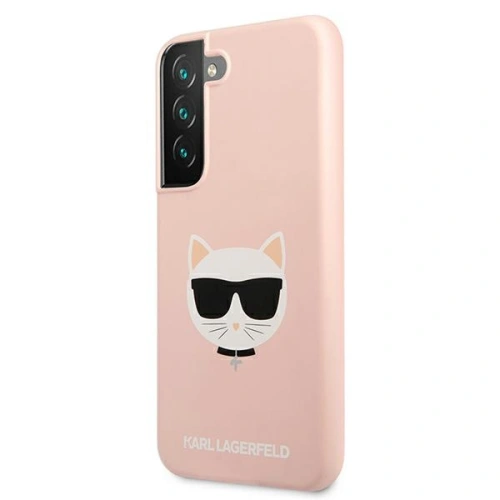 Kup Case Karl Lagerfeld KLHCS22MSLCHPI Samsung Galaxy S22+ Plus Hardcase rosa/pink Silikon Choupette Head - KLD827PNK - {ean13} - Sklep Home Screen
