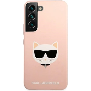 homescreen.pl - Etui Karl Lagerfeld KLHCS22MSLCHPI Samsung Galaxy S22+ Plus hardcase różowy/pink Silicone Choupette Head