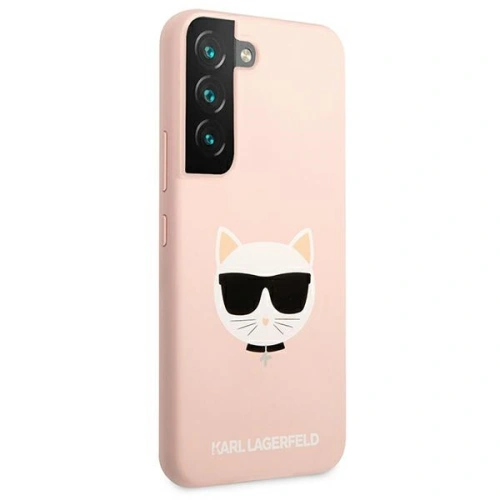 Kup Case Karl Lagerfeld KLHCS22MSLCHPI Samsung Galaxy S22+ Plus Hardcase rosa/pink Silikon Choupette Head - KLD827PNK - {ean13} - Sklep Home Screen