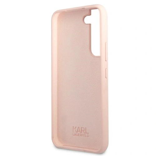 Kup Case Karl Lagerfeld KLHCS22MSLCHPI Samsung Galaxy S22+ Plus Hardcase rosa/pink Silikon Choupette Head - KLD827PNK - {ean13} - Sklep Home Screen