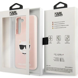 homescreen.pl - Etui Karl Lagerfeld KLHCS22MSLCHPI Samsung Galaxy S22+ Plus hardcase różowy/pink Silicone Choupette Head