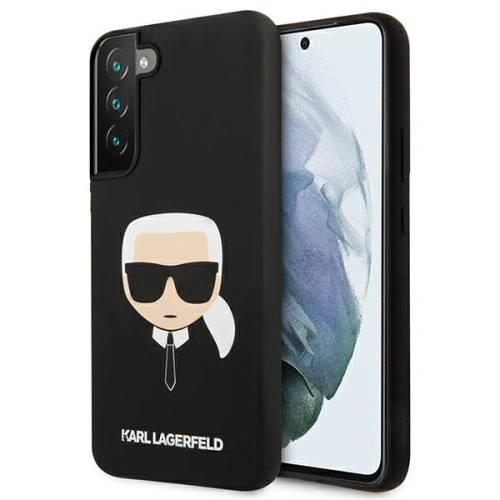 Kup Etui Karl Lagerfeld KLHCS22MSLKHBK Samsung Galaxy S22+ Plus černý/black hardcase Silicone Karl`s Head - KLD828BLK - {ean13} - Sklep Home Screen