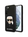homescreen.pl - Etui Karl Lagerfeld KLHCS22MSLKHBK Samsung Galaxy S22+ Plus czarny/black hardcase Silicone Karl`s Head