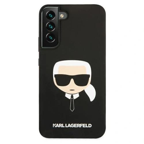Kup Etui Karl Lagerfeld KLHCS22MSLKHBK Samsung Galaxy S22+ Plus černý/black hardcase Silicone Karl`s Head - KLD828BLK - {ean13} - Sklep Home Screen