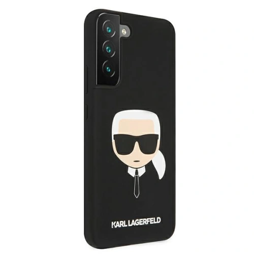 Kup Etui Karl Lagerfeld KLHCS22MSLKHBK Samsung Galaxy S22+ Plus černý/black hardcase Silicone Karl`s Head - KLD828BLK - {ean13} - Sklep Home Screen