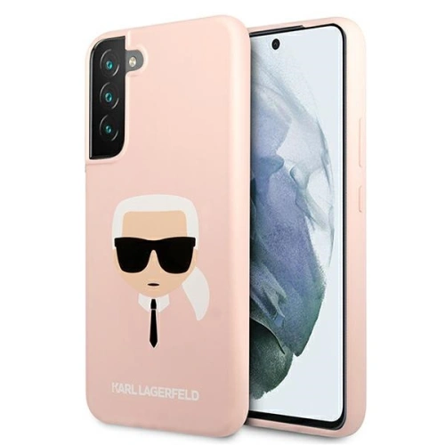 Kup Etui Karl Lagerfeld KLHCS22MSLKHPI Samsung Galaxy S22+ Plus rożowy/pink hardcase Silicone Karl`s Head - KLD829PNK - {ean13} - Sklep Home Screen