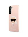 Buy Karl Lagerfeld KLHCS22MSLKHPI Samsung Galaxy S22+ Plus pink hardcase Silicone Karl`s Head - KLD829PNK - {ean13} - Home Screen Store Europe