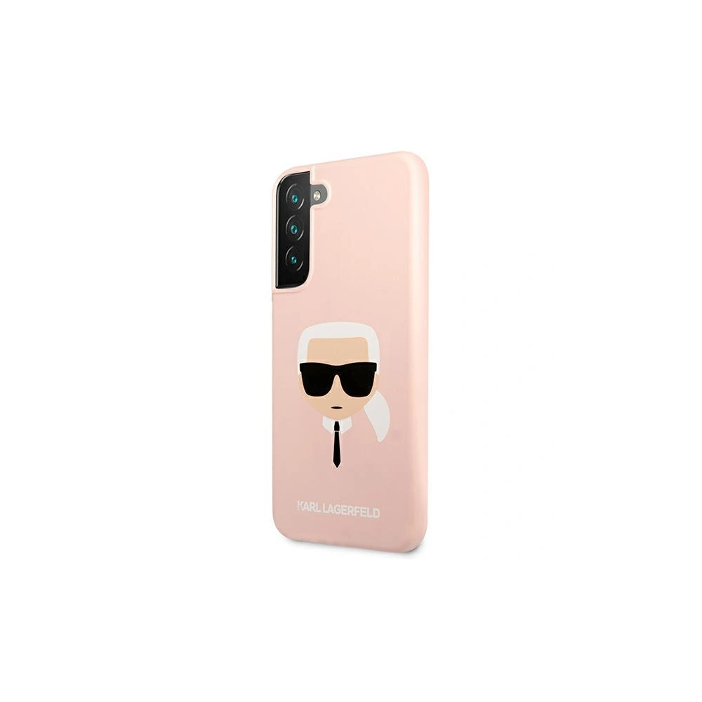 homescreen.pl - Etui Karl Lagerfeld KLHCS22MSLKHPI Samsung Galaxy S22+ Plus rożowy/pink hardcase Silicone Karl`s Head