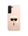 Kup Etui Karl Lagerfeld KLHCS22MSLKHPI Samsung Galaxy S22+ Plus rożowy/pink hardcase Silicone Karl`s Head - KLD829PNK - {ean13} - Sklep Home Screen