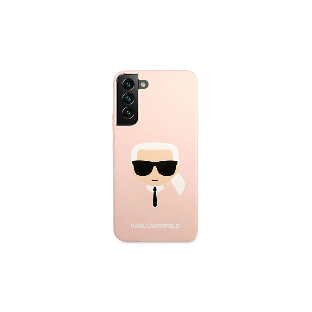 homescreen.pl - Etui Karl Lagerfeld KLHCS22MSLKHPI Samsung Galaxy S22+ Plus rożowy/pink hardcase Silicone Karl`s Head