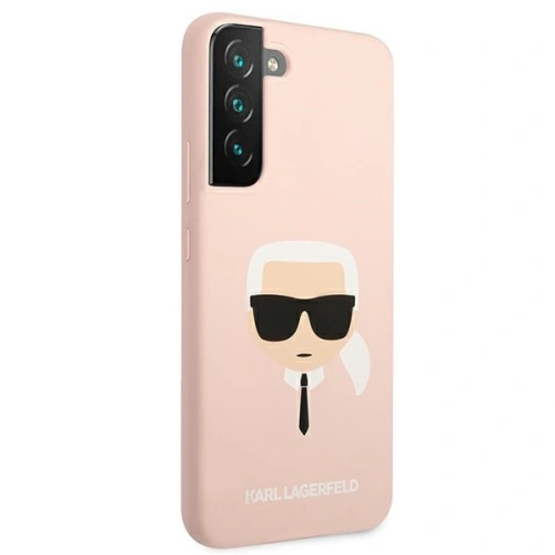 Kup Etui Karl Lagerfeld KLHCS22MSLKHPI Samsung Galaxy S22+ Plus rożowy/pink hardcase Silicone Karl`s Head - KLD829PNK - {ean13} - Sklep Home Screen