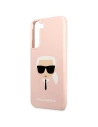 Buy Karl Lagerfeld KLHCS22MSLKHPI Samsung Galaxy S22+ Plus pink hardcase Silicone Karl`s Head - KLD829PNK - {ean13} - Home Screen Store Europe