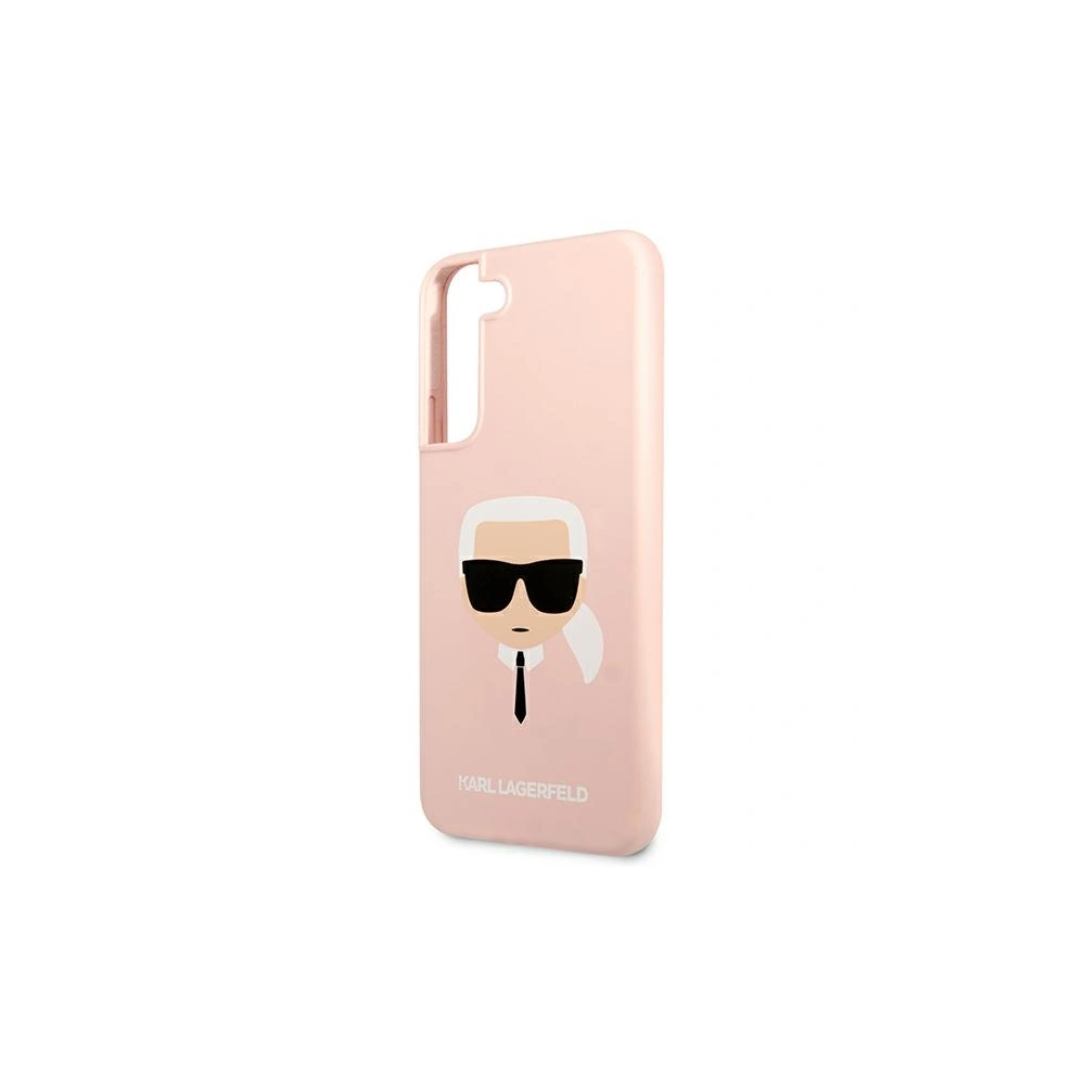 homescreen.pl - Etui Karl Lagerfeld KLHCS22MSLKHPI Samsung Galaxy S22+ Plus rożowy/pink hardcase Silicone Karl`s Head