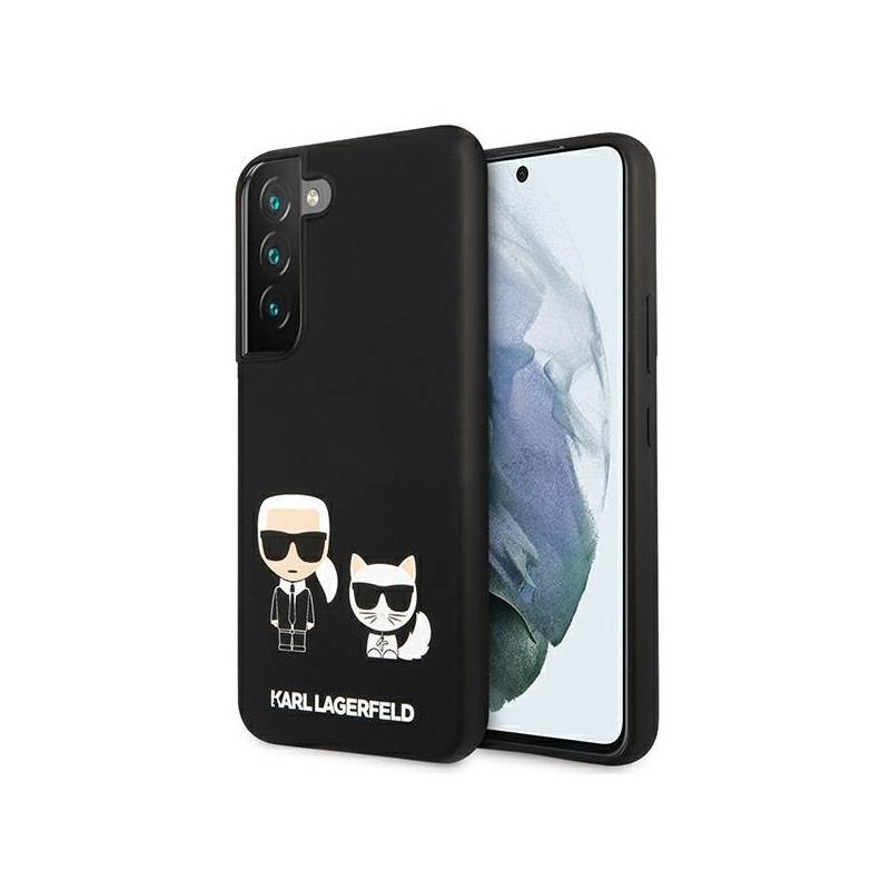 homescreen.pl - Etui Karl Lagerfeld KLHCS22MSSKCK Samsung Galaxy S22+ Plus hardcase czarny/black Silicone Karl & Choupette