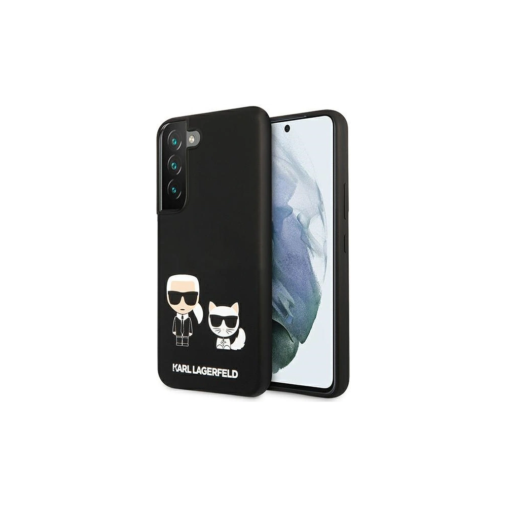 homescreen.pl - Etui Karl Lagerfeld KLHCS22MSSKCK Samsung Galaxy S22+ Plus hardcase czarny/black Silicone Karl & Choupette